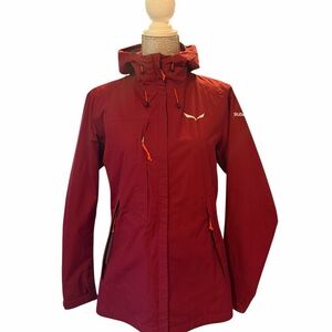 Salewa Women's burgundy/red Rain/ski Jacket